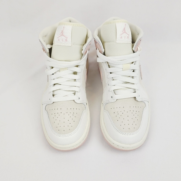 Air Jordan 1 Mid SE Sneakers Coconut Milk/Sail/Legend Pink 🔥FIRM PRICE 🔥 - Picture 6 of 16